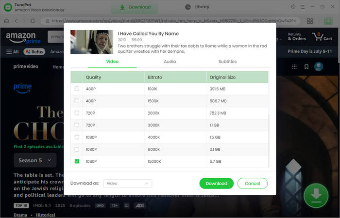 choose advanced settings
