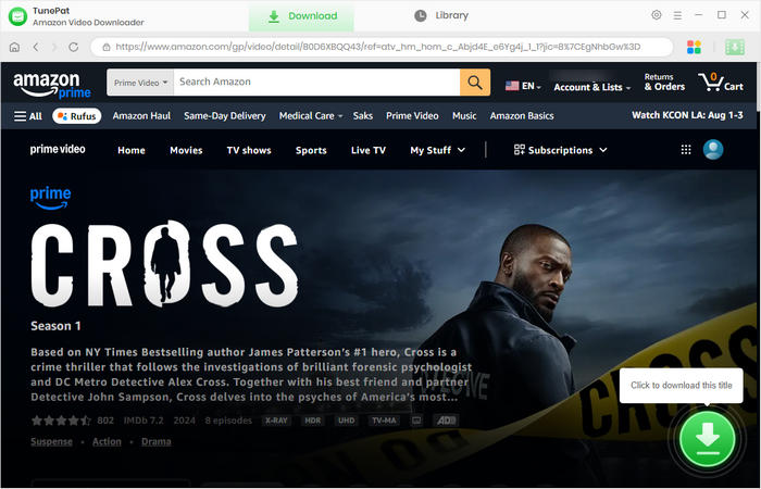 select amazon video to download