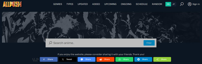 unblocked anime websites : allwish