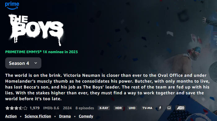 amazon 4k videos with uhd icon