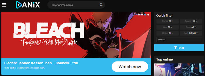 unblocked anime sites : anix