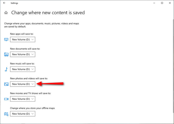 change downloads location for netflix videos