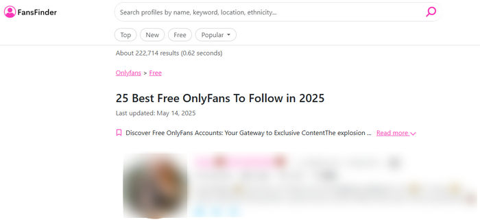 onlyfans finder : fansfinder