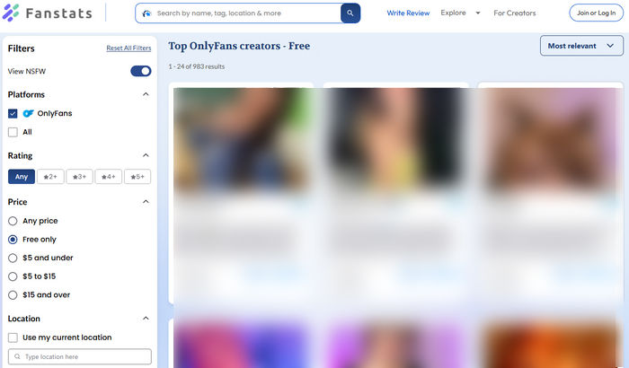 onlyfans finder : fanstats