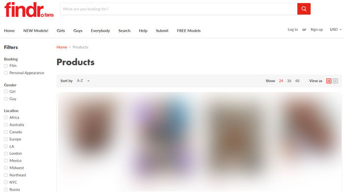 onlyfans search engine : findr.fans