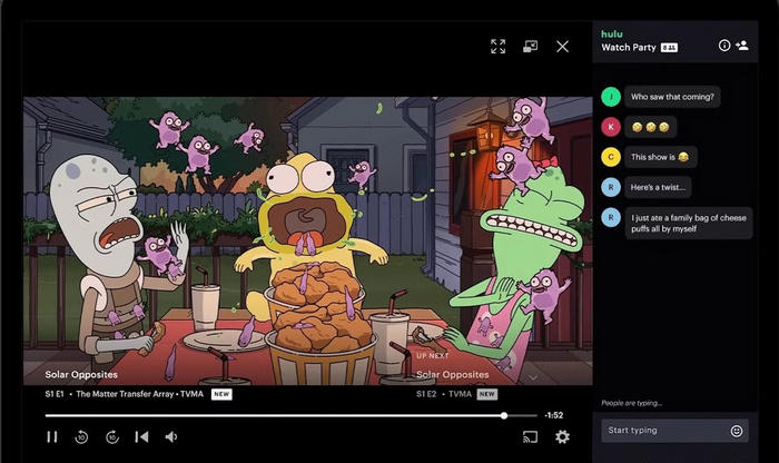 amazon prime watch party alternative : hulu watch party