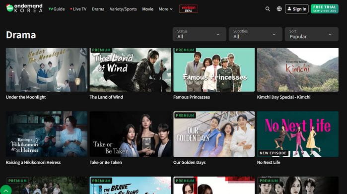 korean drama websites: ODK