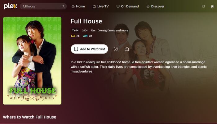 korean drama websites: Plex