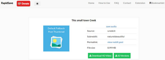 download reddit video online