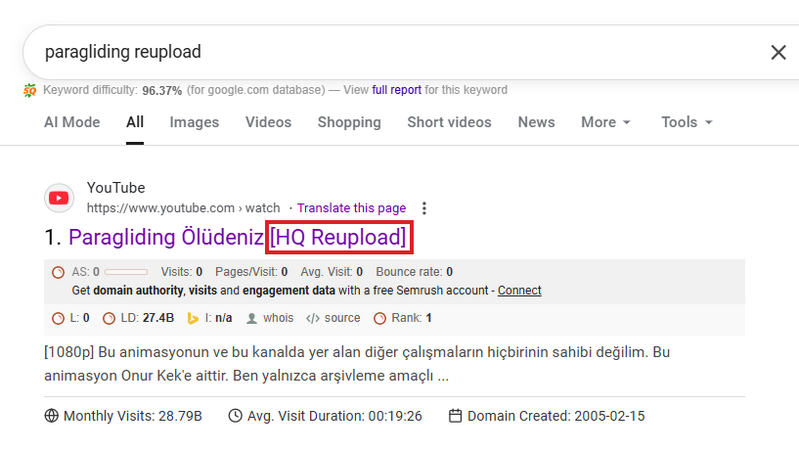 search for reuploads