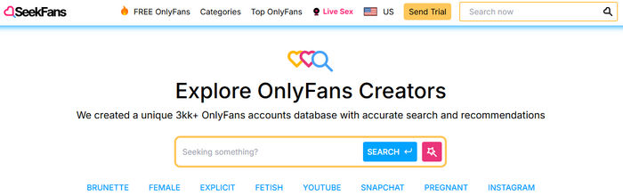 onlyfans search engine : seekfans