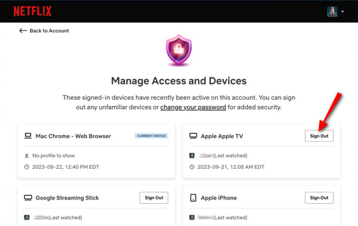 how to log out of netflix on roku tv