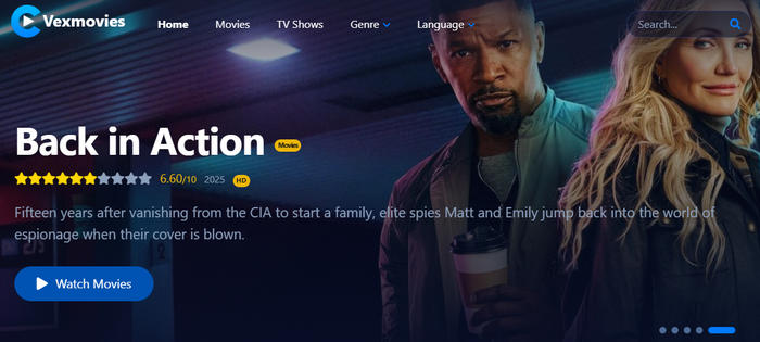 unblocked movie websites for school: vexmovies