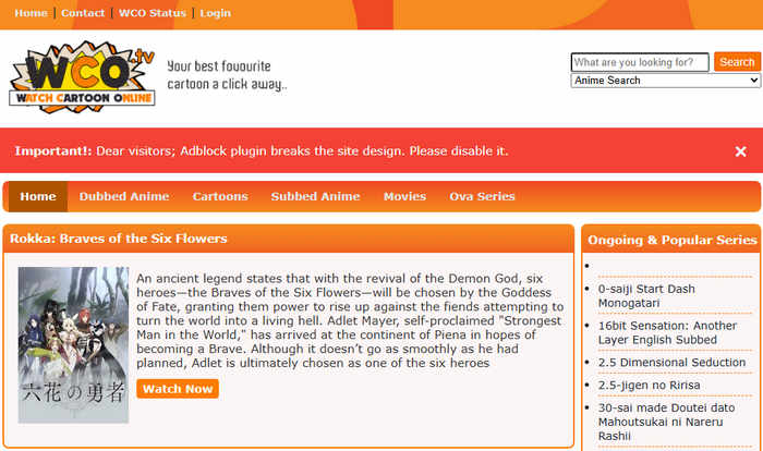 watch cartoons online on wco