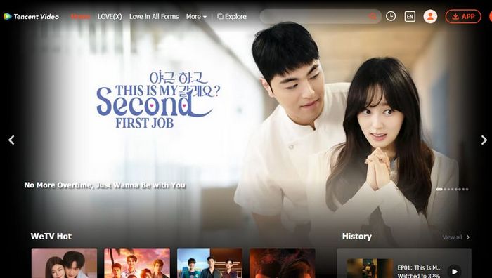 korean drama websites : WeTV