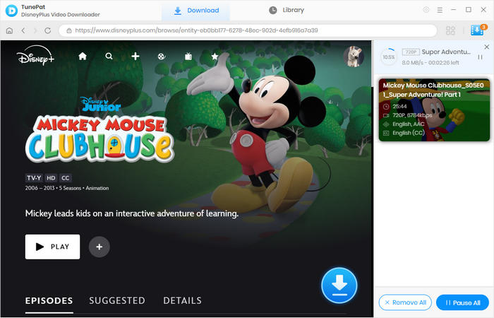 download video from disney plus
