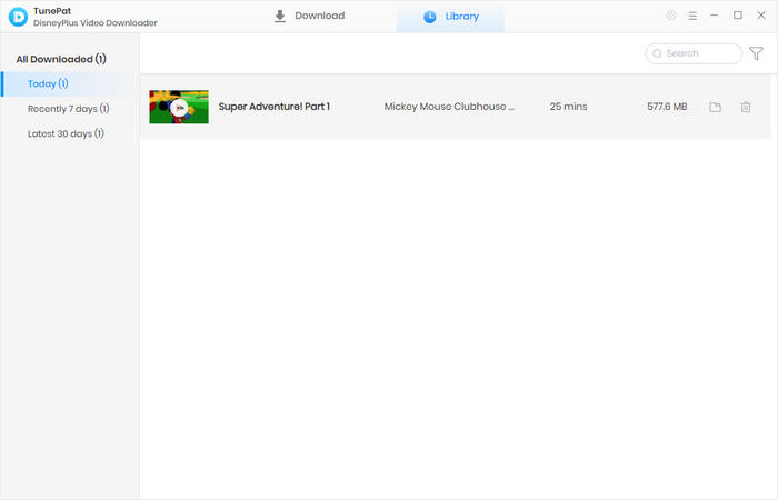 check download history