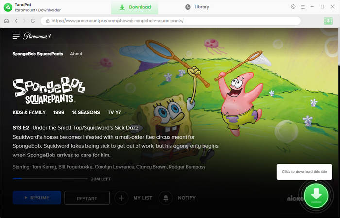 search for paramountplus video