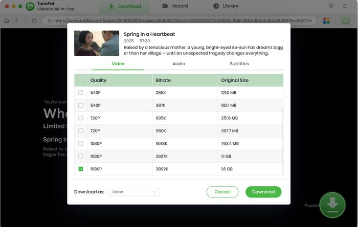 choose more settings