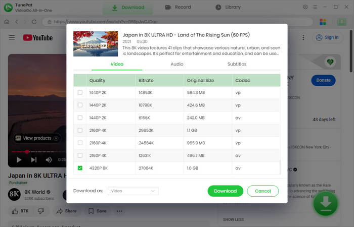 youtube video quality