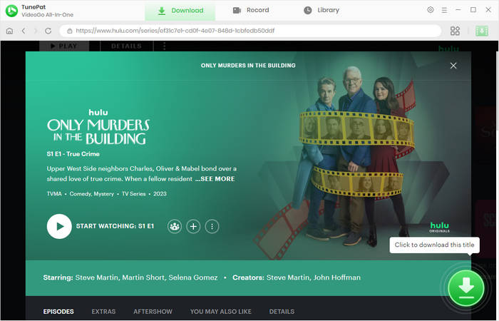 find shows to download from hulu